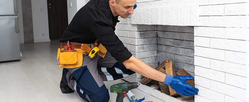 Fireplace Damaged Damper Frame Repair Services in Midlothian, Illinois