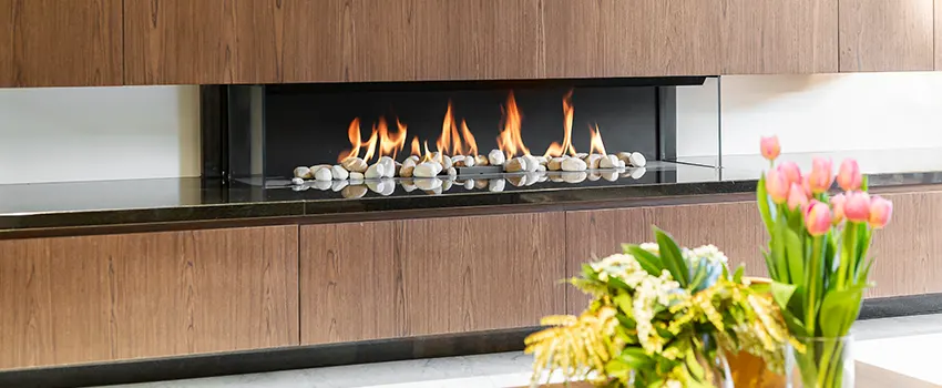 Double-height Fireplace Design Refurbishment in Midlothian, Illinois