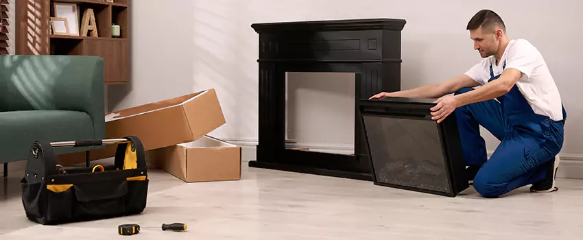 Old Rusted Metal Fireplace Repair And Replacement in Midlothian, IL