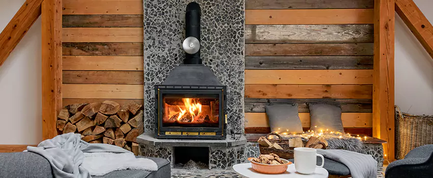 Thelin Hearth Products Direct Vent Gas Stove Fireplace Inspection in Midlothian, Illinois